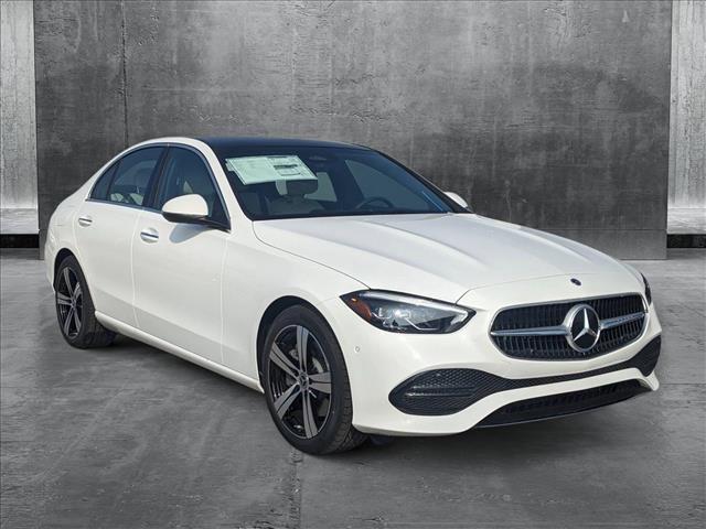 new 2025 Mercedes-Benz C-Class car, priced at $51,755