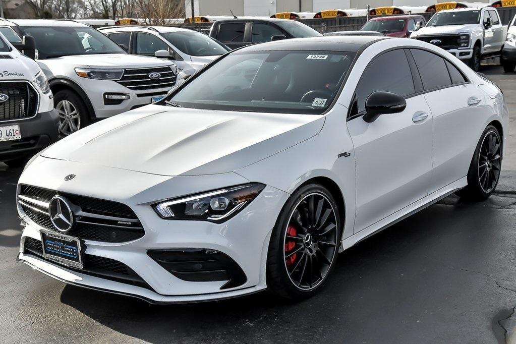 used 2022 Mercedes-Benz AMG CLA 35 car, priced at $38,990