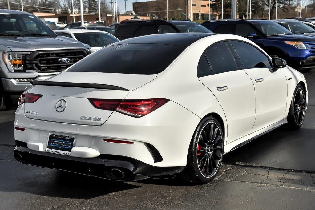 used 2022 Mercedes-Benz AMG CLA 35 car, priced at $38,990