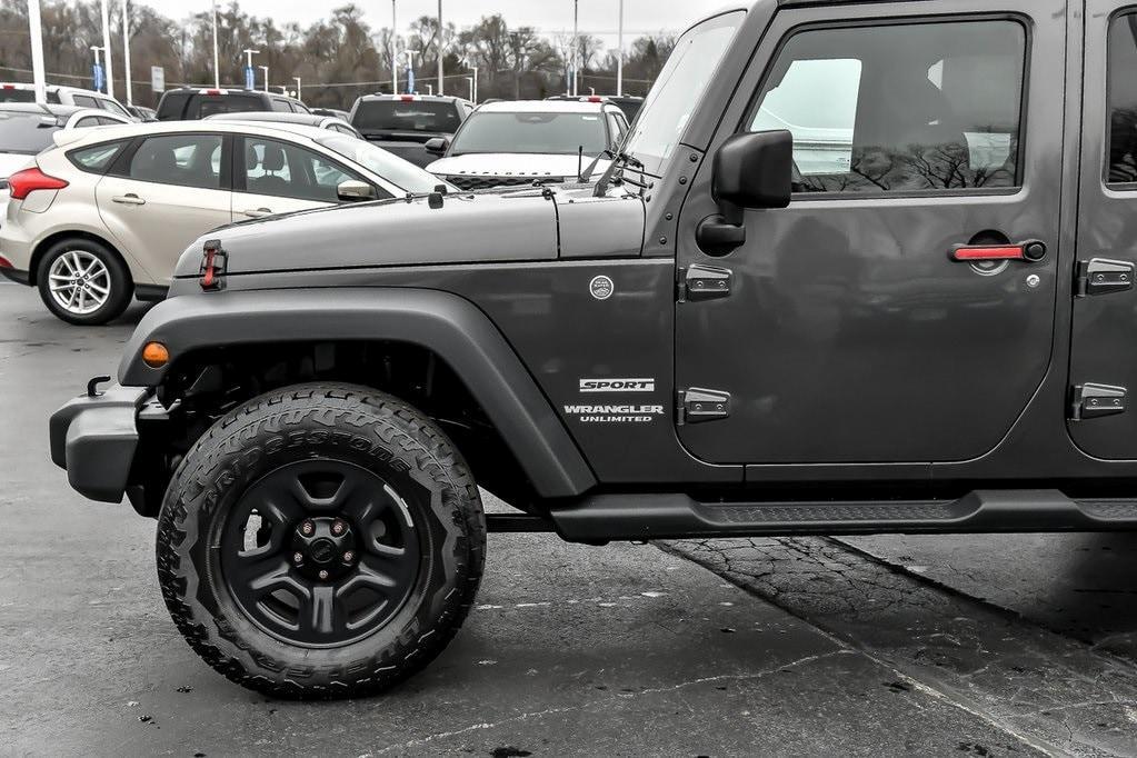 used 2017 Jeep Wrangler Unlimited car, priced at $18,950