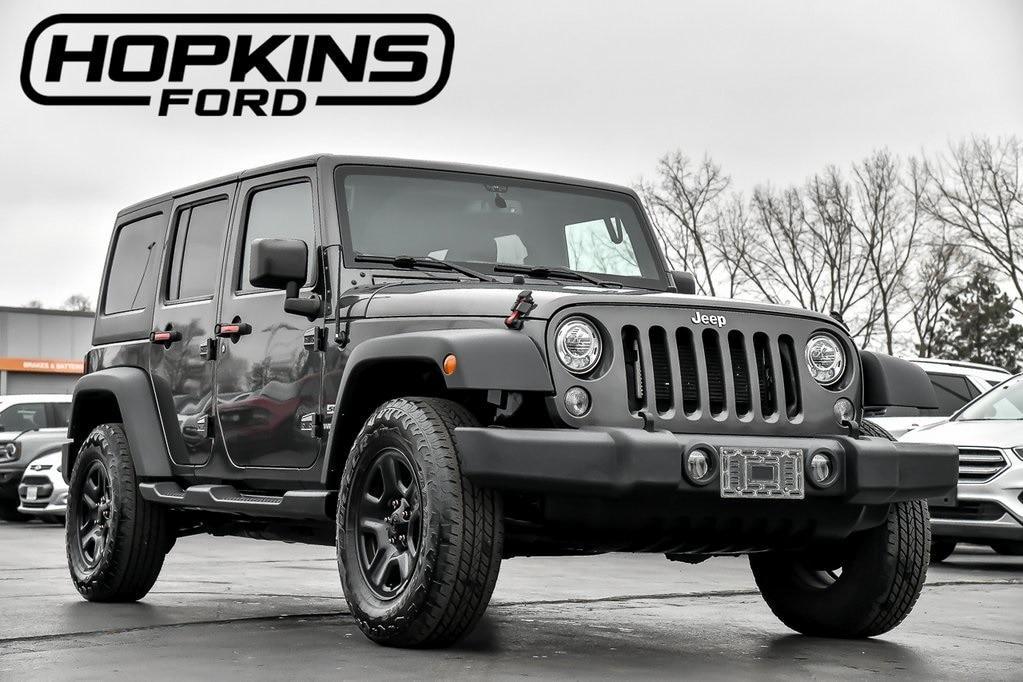 used 2017 Jeep Wrangler Unlimited car, priced at $18,990