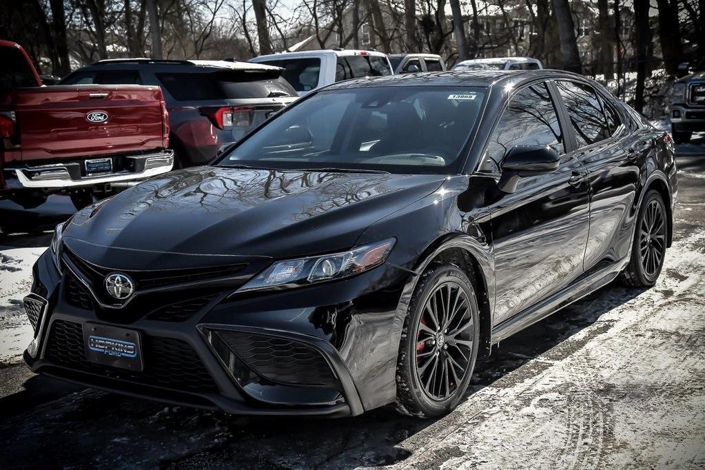 used 2021 Toyota Camry car, priced at $23,500