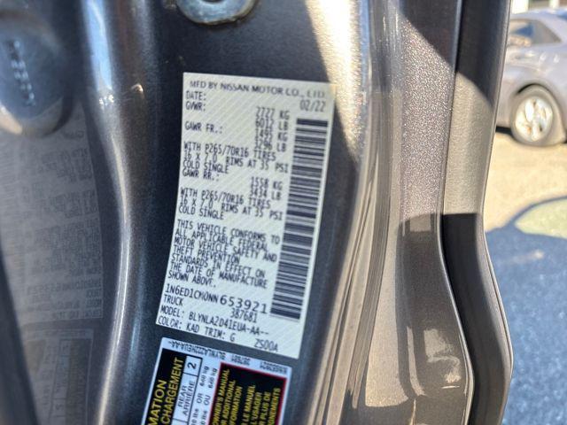 used 2022 Nissan Frontier car, priced at $23,979