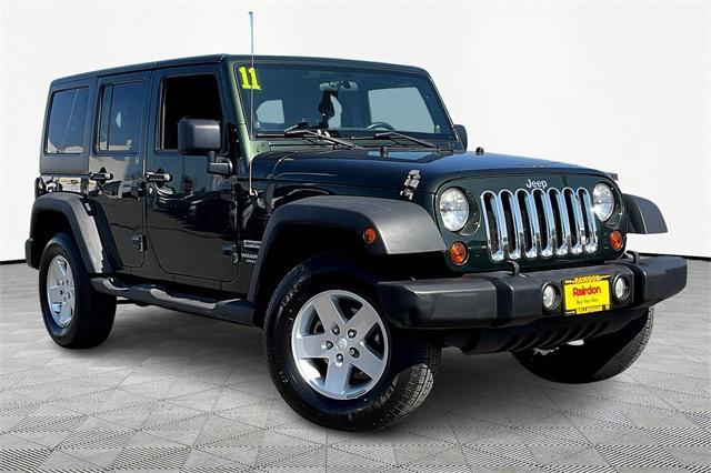 used 2011 Jeep Wrangler Unlimited car, priced at $13,999