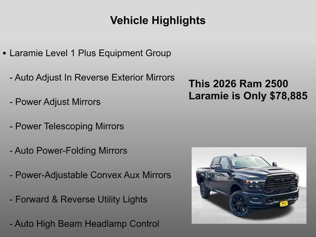 new 2026 Ram 2500 car, priced at $78,885