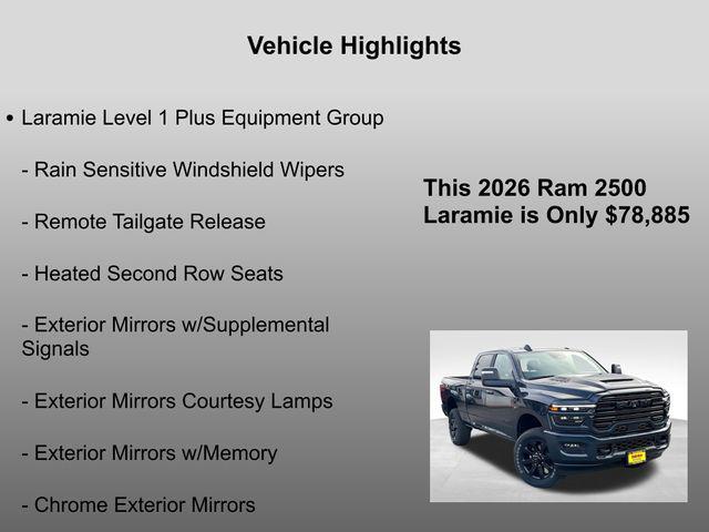 new 2026 Ram 2500 car, priced at $78,885