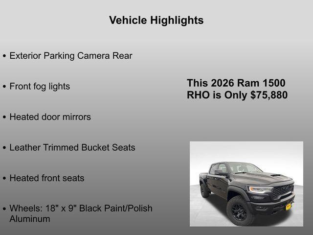 new 2026 Ram 1500 car, priced at $75,880