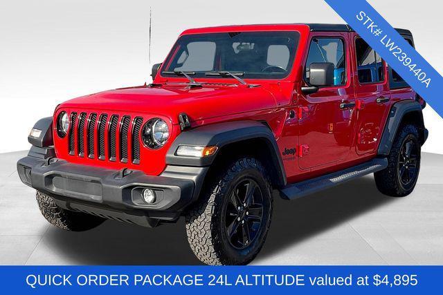 used 2020 Jeep Wrangler Unlimited car, priced at $19,499