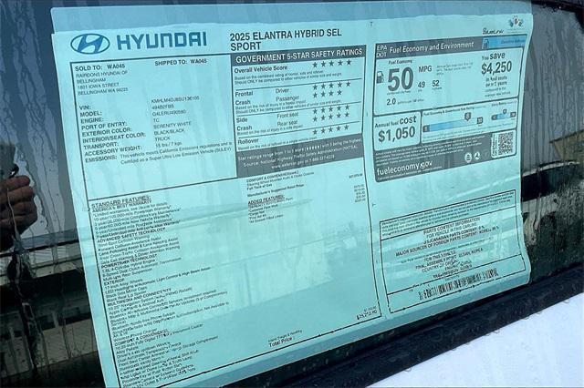 new 2025 Hyundai Elantra car, priced at $29,210