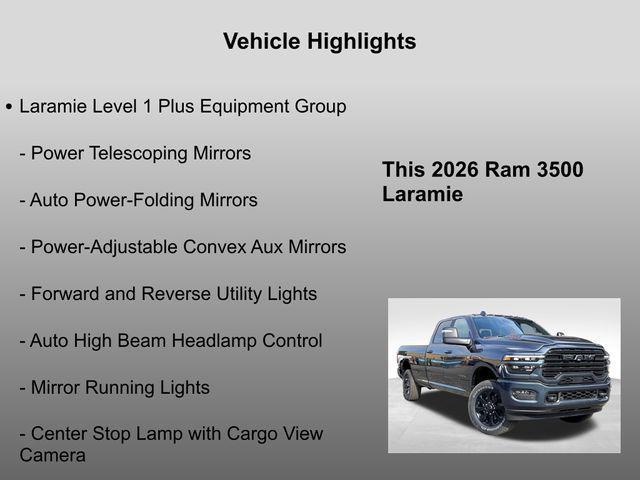new 2026 Ram 3500 car, priced at $77,615