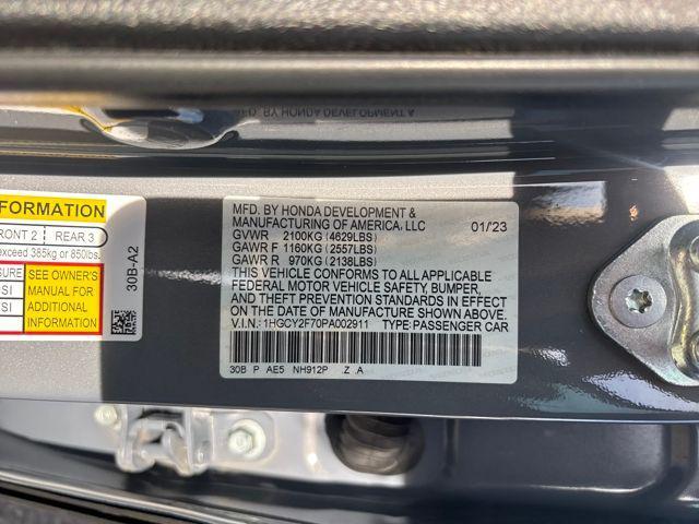 used 2023 Honda Accord Hybrid car, priced at $28,339