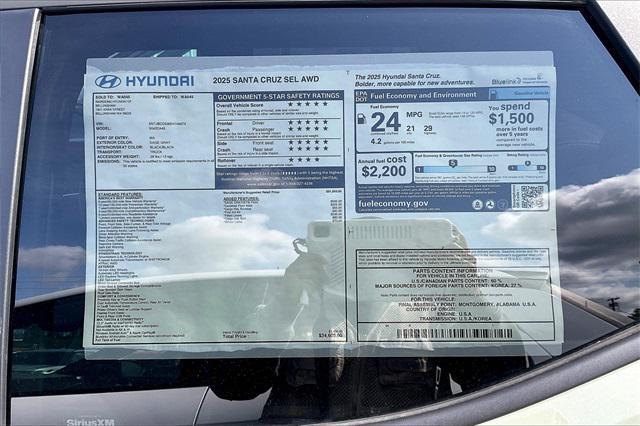 new 2025 Hyundai SANTA CRUZ car, priced at $33,355