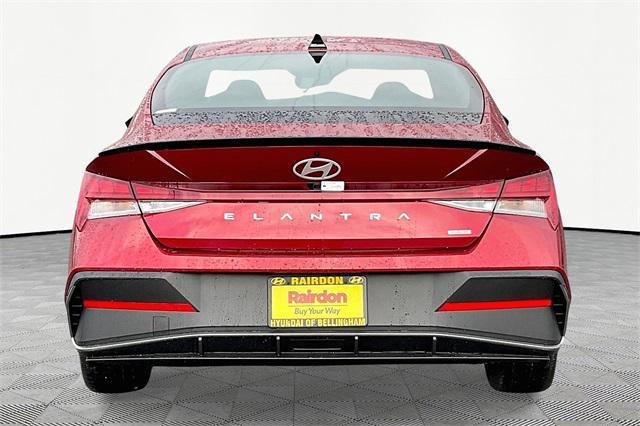 new 2025 Hyundai Elantra car, priced at $29,180