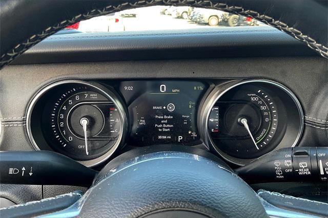 used 2022 Jeep Wrangler Unlimited 4xe car, priced at $33,995