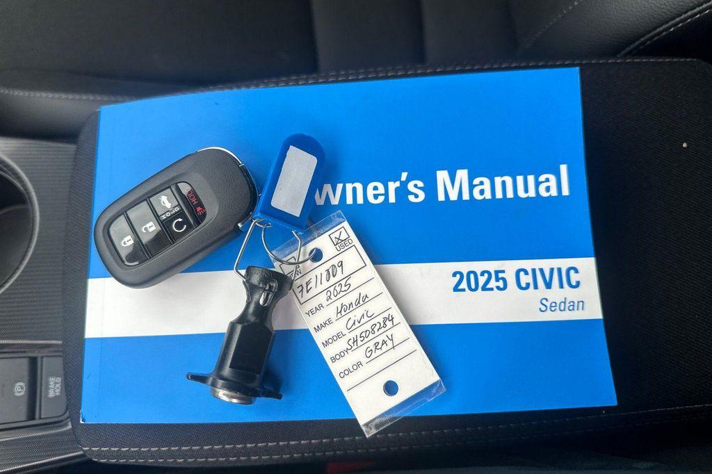 used 2025 Honda Civic car, priced at $24,999