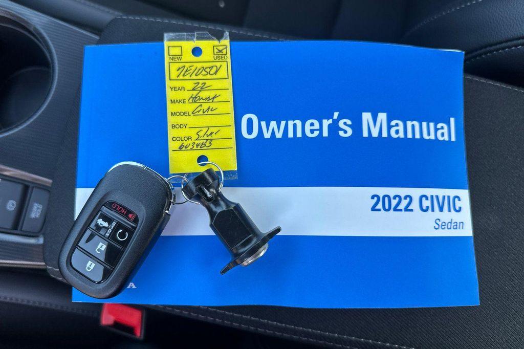 used 2022 Honda Civic car, priced at $24,299