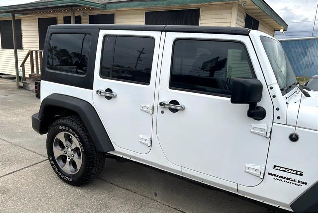 used 2016 Jeep Wrangler Unlimited car, priced at $18,998