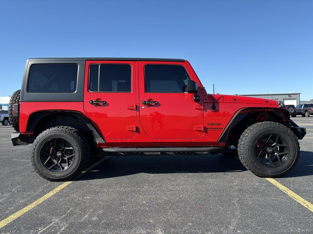 used 2017 Jeep Wrangler Unlimited car, priced at $15,990