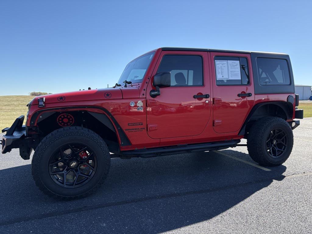 used 2017 Jeep Wrangler Unlimited car, priced at $15,990
