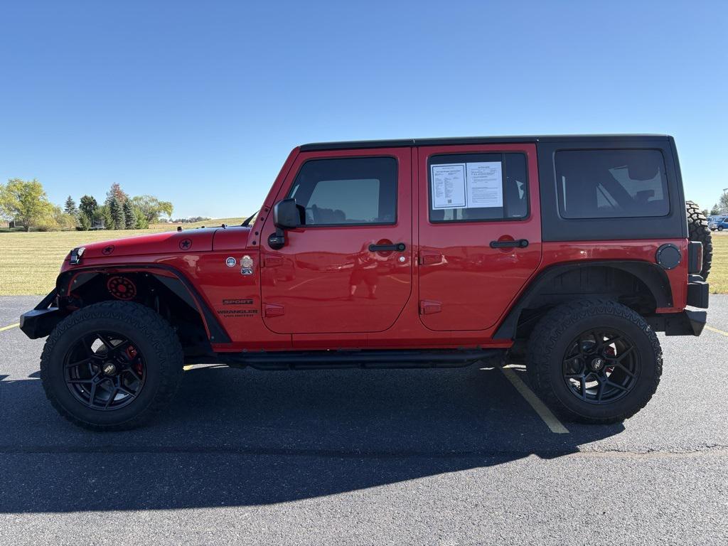 used 2017 Jeep Wrangler Unlimited car, priced at $15,990
