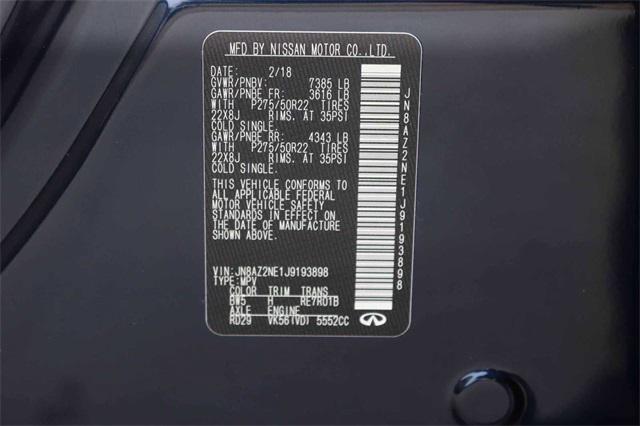 used 2018 INFINITI QX80 car, priced at $17,999