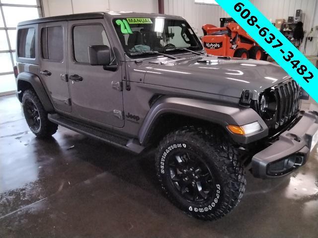 used 2021 Jeep Wrangler car, priced at $29,981