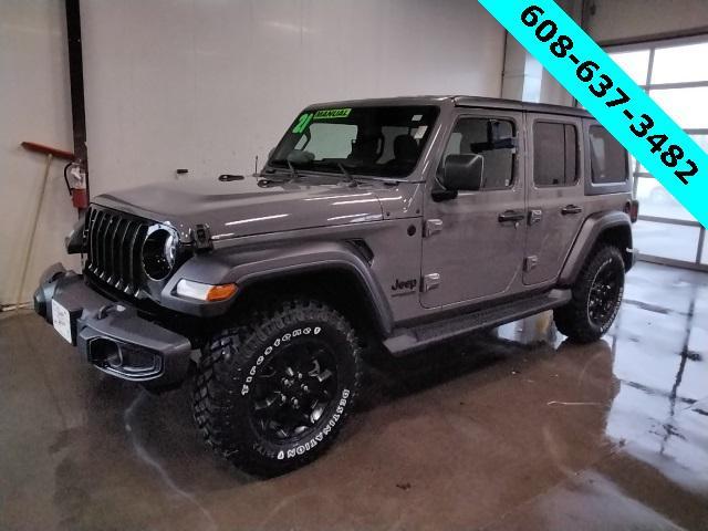 used 2021 Jeep Wrangler car, priced at $29,981