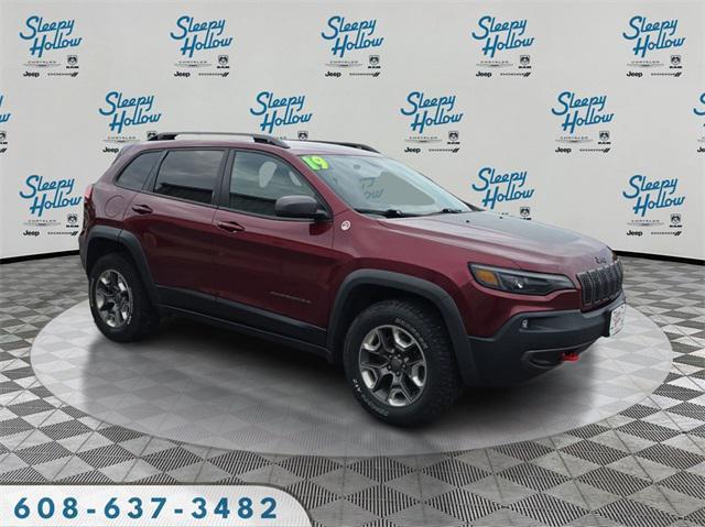 used 2019 Jeep Cherokee car, priced at $21,489