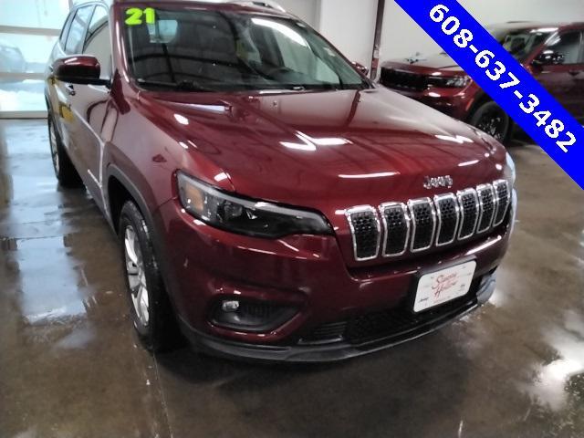 used 2021 Jeep Cherokee car, priced at $24,651