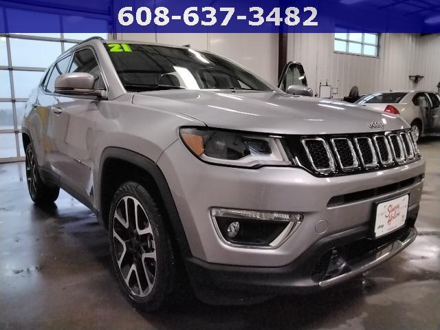 used 2021 Jeep Compass car, priced at $20,991