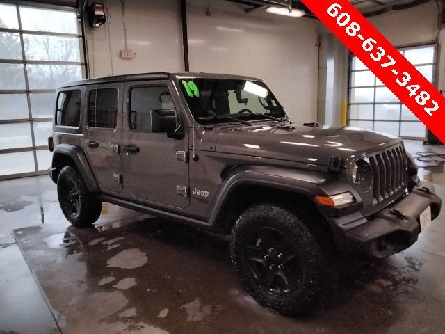 used 2019 Jeep Wrangler Unlimited car, priced at $23,989