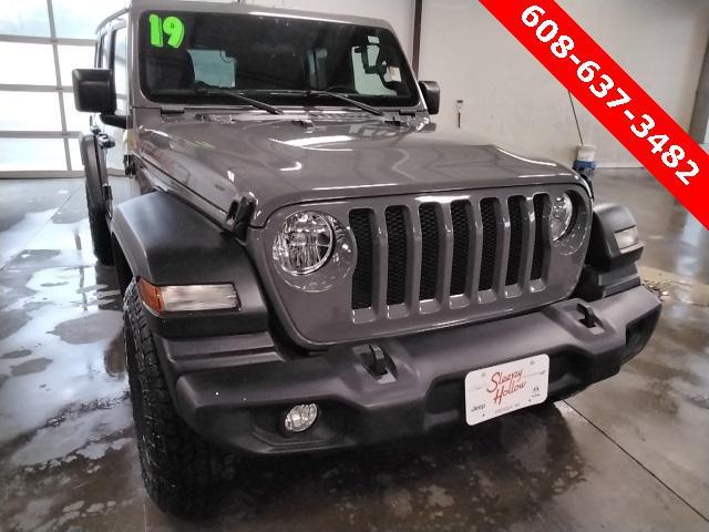 used 2019 Jeep Wrangler Unlimited car, priced at $23,989