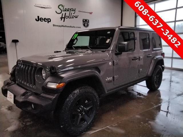 used 2019 Jeep Wrangler Unlimited car, priced at $23,989