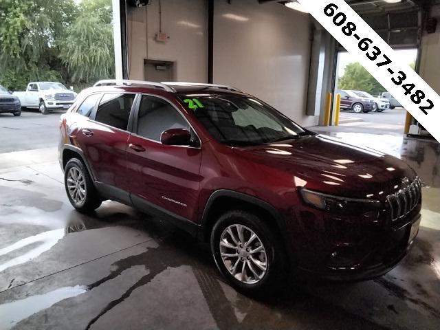 used 2021 Jeep Cherokee car, priced at $22,991