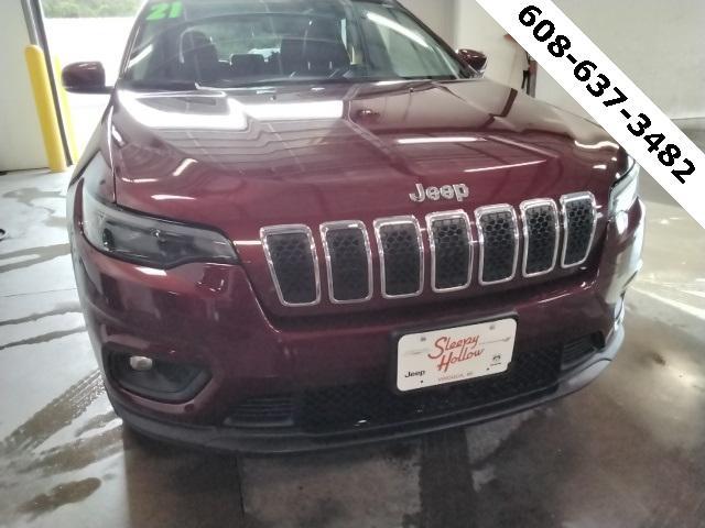 used 2021 Jeep Cherokee car, priced at $22,991