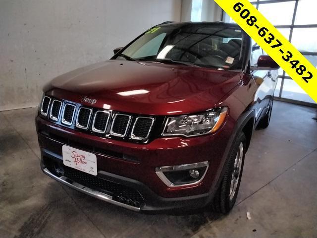 used 2021 Jeep Compass car, priced at $24,781