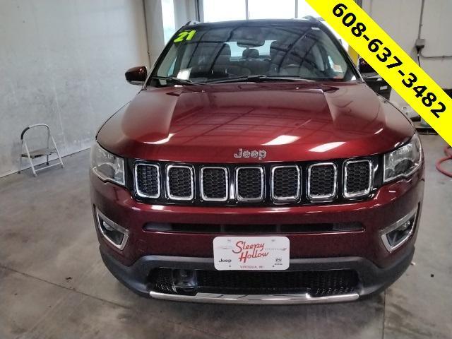 used 2021 Jeep Compass car, priced at $24,781