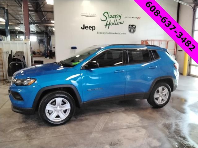 used 2022 Jeep Compass car, priced at $21,342