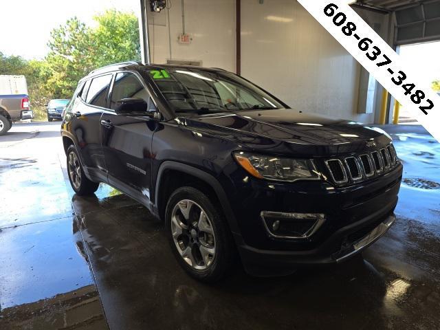 used 2021 Jeep Compass car, priced at $23,381