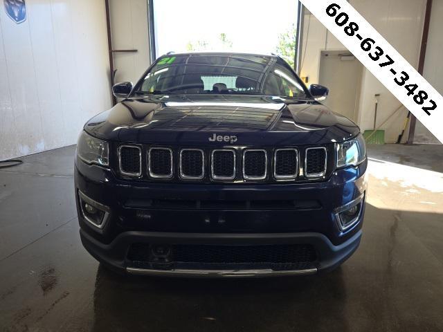 used 2021 Jeep Compass car, priced at $23,381