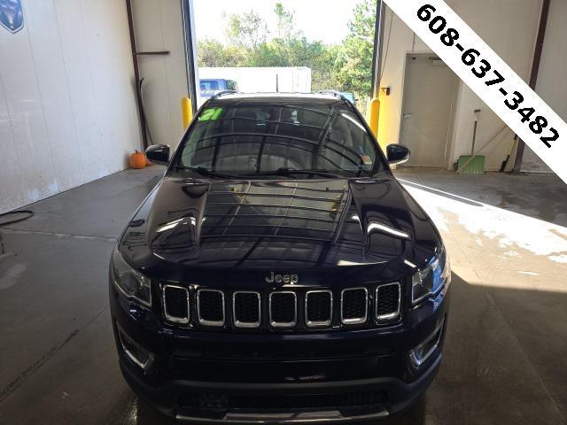 used 2021 Jeep Compass car, priced at $23,381