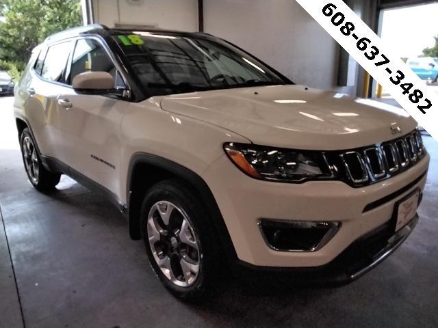 used 2018 Jeep Compass car, priced at $18,498