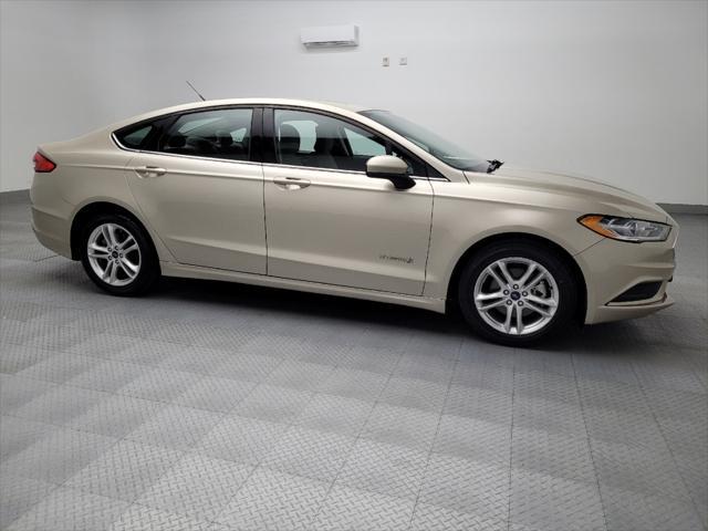 used 2018 Ford Fusion Hybrid car, priced at $15,795