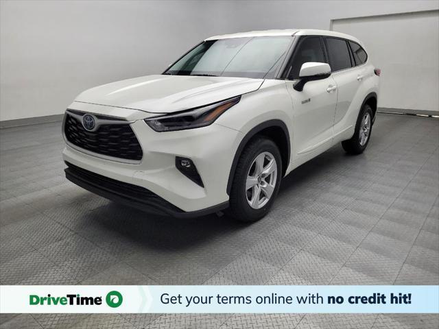 used 2021 Toyota Highlander Hybrid car, priced at $30,395