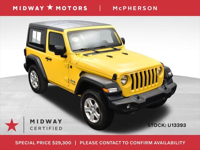 used 2020 Jeep Wrangler car, priced at $28,750