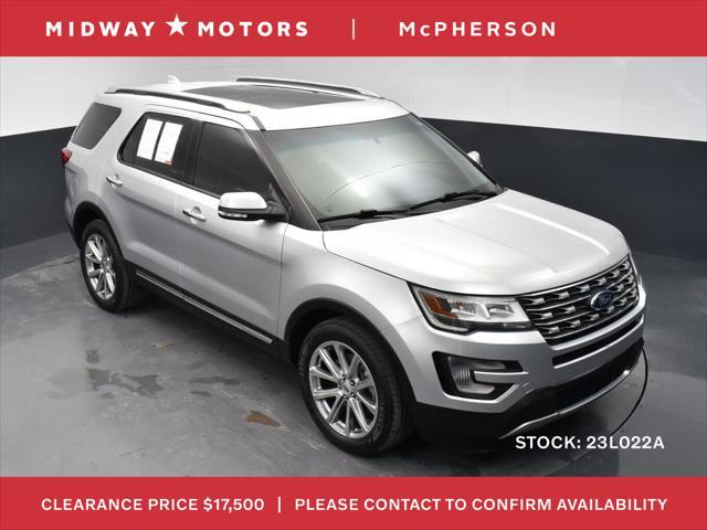 used 2017 Ford Explorer car, priced at $17,500