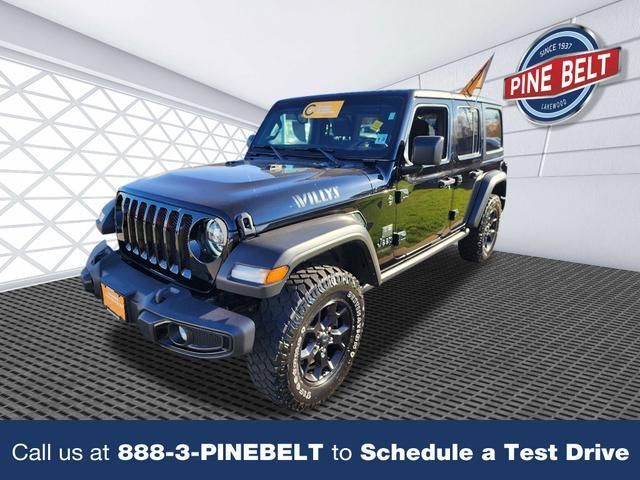 used 2021 Jeep Wrangler car, priced at $27,813