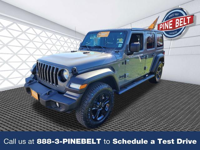 used 2021 Jeep Wrangler Unlimited car, priced at $26,983