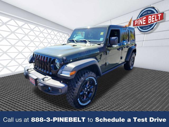 used 2020 Jeep Wrangler Unlimited car, priced at $32,142