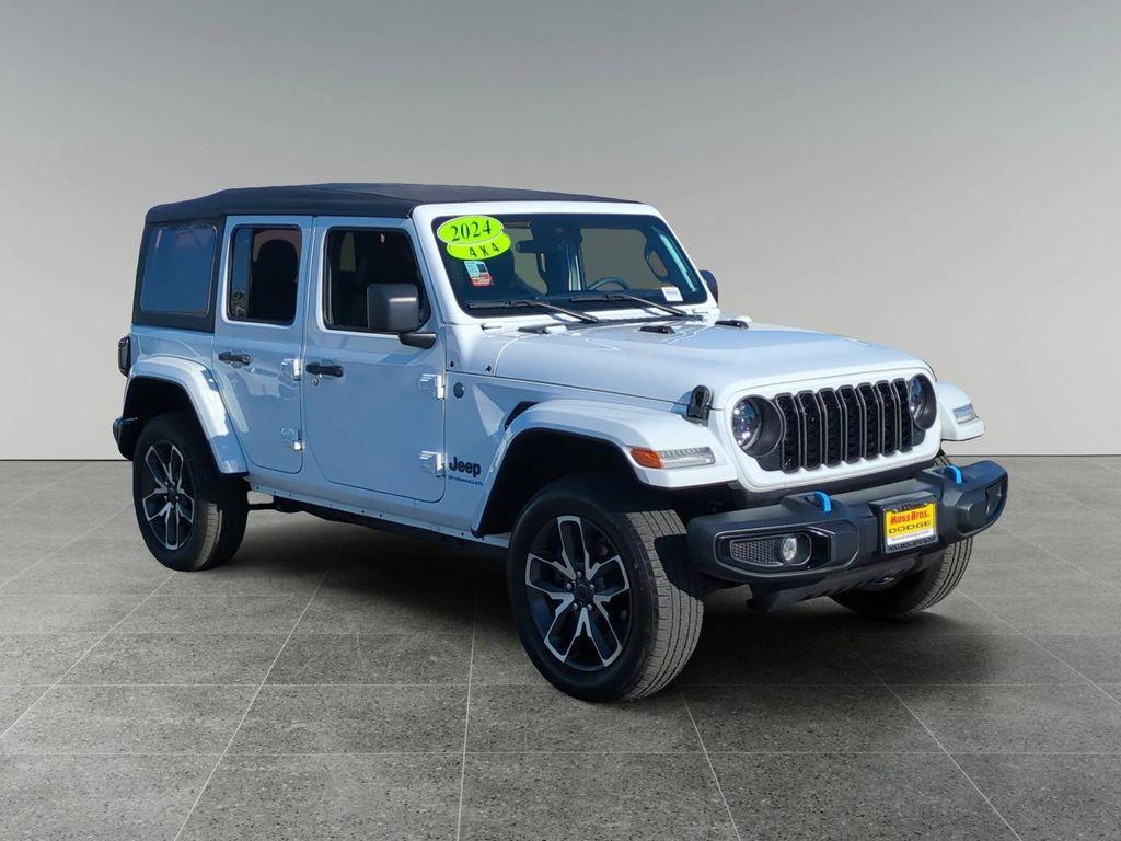 used 2024 Jeep Wrangler 4xe car, priced at $33,500